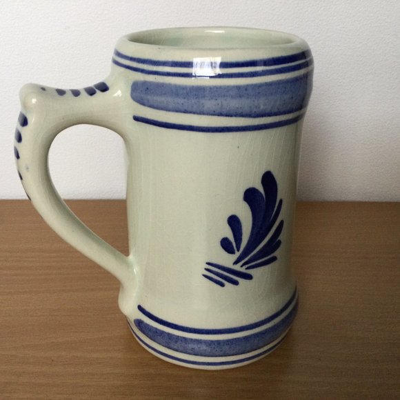 DELFT MUG WINDMILL SCENES, HAND PAINTED, HOLLAND,4 5/8" tall eb2 - Picture 3 of 4